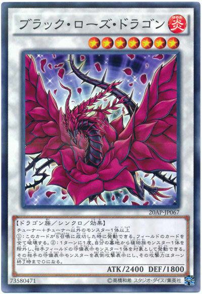 20AP-JP067 - Yugioh - Japanese - Black Rose Dragon - N-Parallel